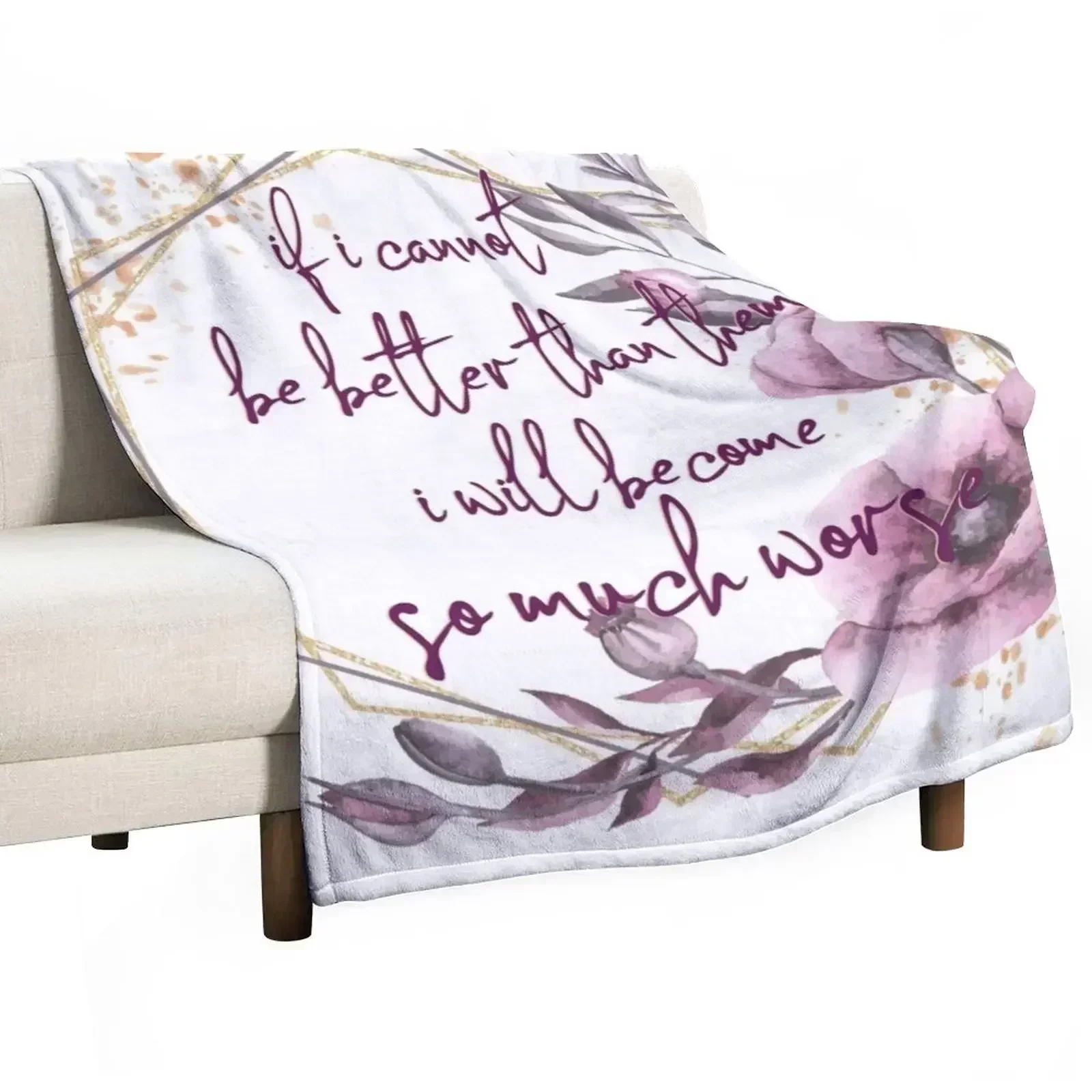 jude duarte cruel prince quote Throw Blanket Elegant Warm Throw Blanket for Hotel Home