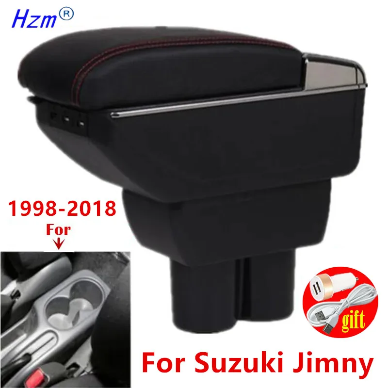 Central Storage Box Car Armrest For Suzuki Jimny Armrest Box Suzuki Jimny JB23 JB43 1998-2018 Dedicated Retrofit Car Accessories