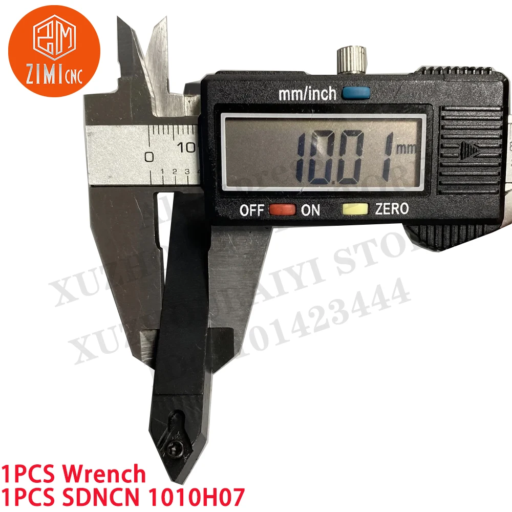 1 قطعة SDNCN1010H07 حامل تحويل دائري خارجي مع إدخالات كربيد DCMT0702 أداة CNC مخرطة معدنية ميكانيكية أداة قطع