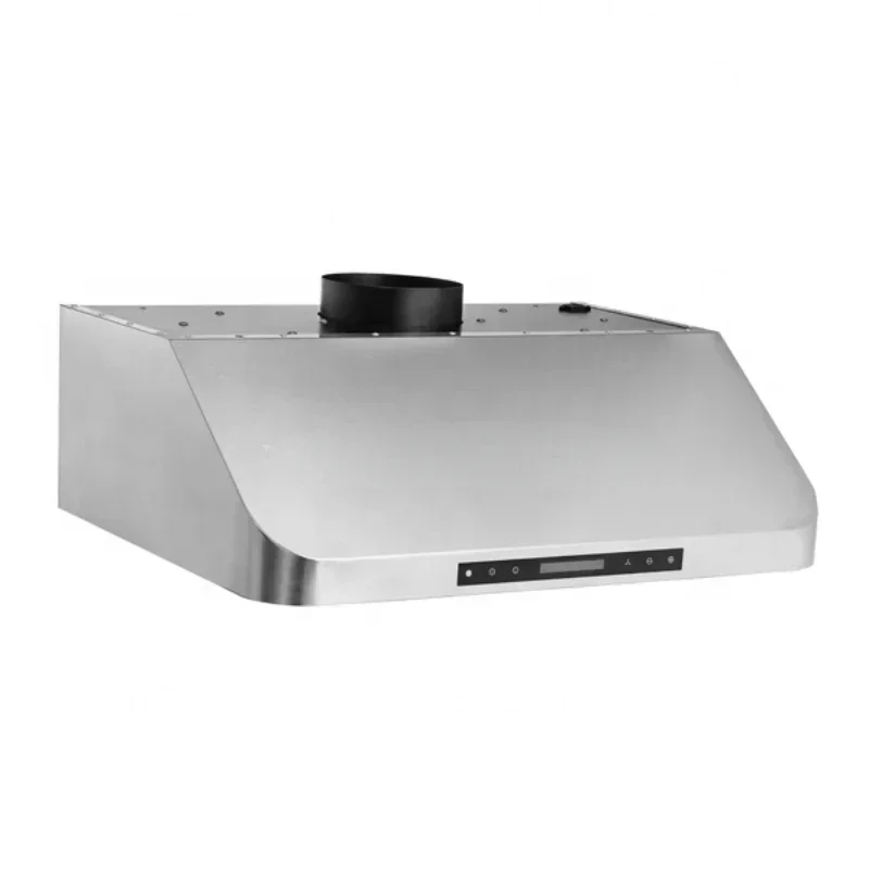 Super Quiet Wall Mount Range Hood/Stainless Steel Baffle Filter Hot sales