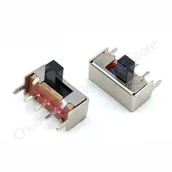 10PCS Toggle Switch SK12F14 1P2T 2 Position Handle High 4mm  Slide Switch