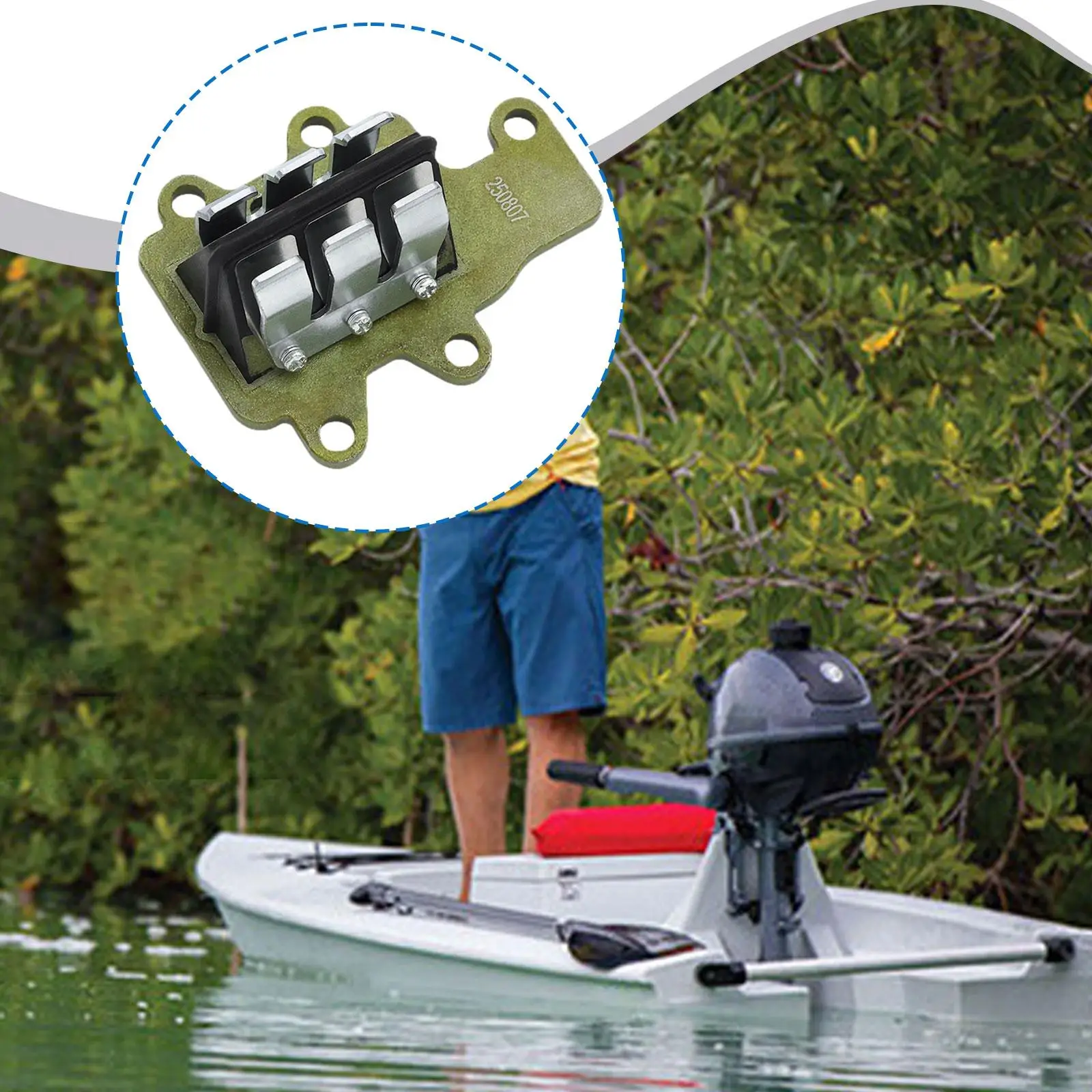 

Intake Valve Assembly 677-13610-00 for Yamaha T8 2 Stroke 8HP