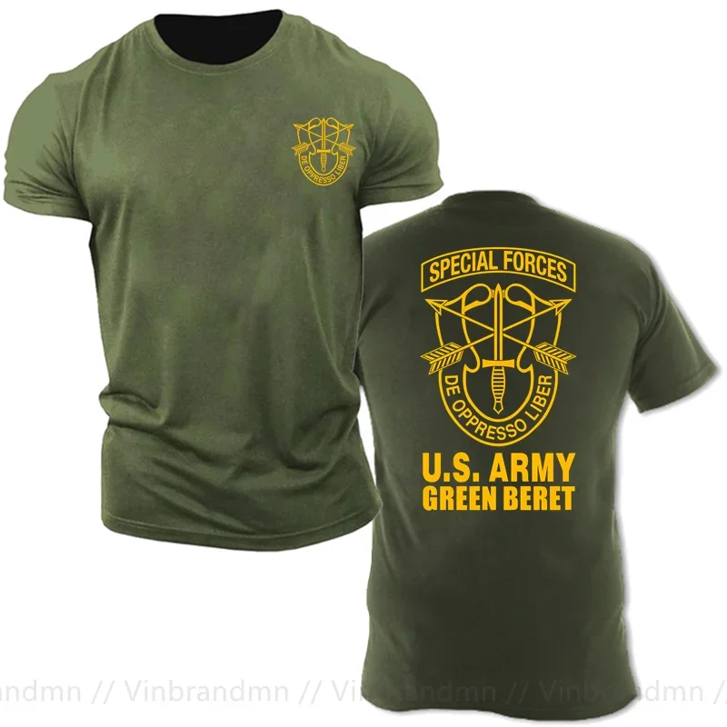 New Army Special Forces Airborne T-Shirt Customize Pluz Size 5XL 6XL T Shirt Tee Shirt US Military Army Skull Green Beret Tshirt