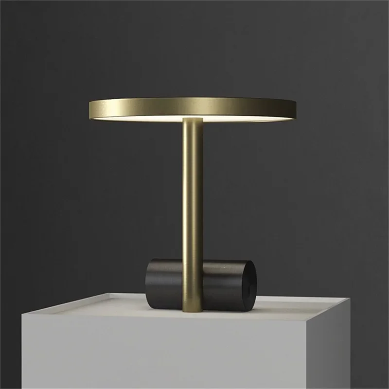 SEAN Contemporary Nordic Creative Gold Table Lamp LED Desk Lighting for Home Bedroom Decoration
