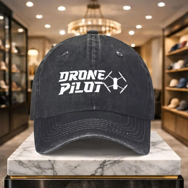 Drone Pilot Baseball Cap – Adjustable Casual Hat for Outdoor Sports & Daily Wear
