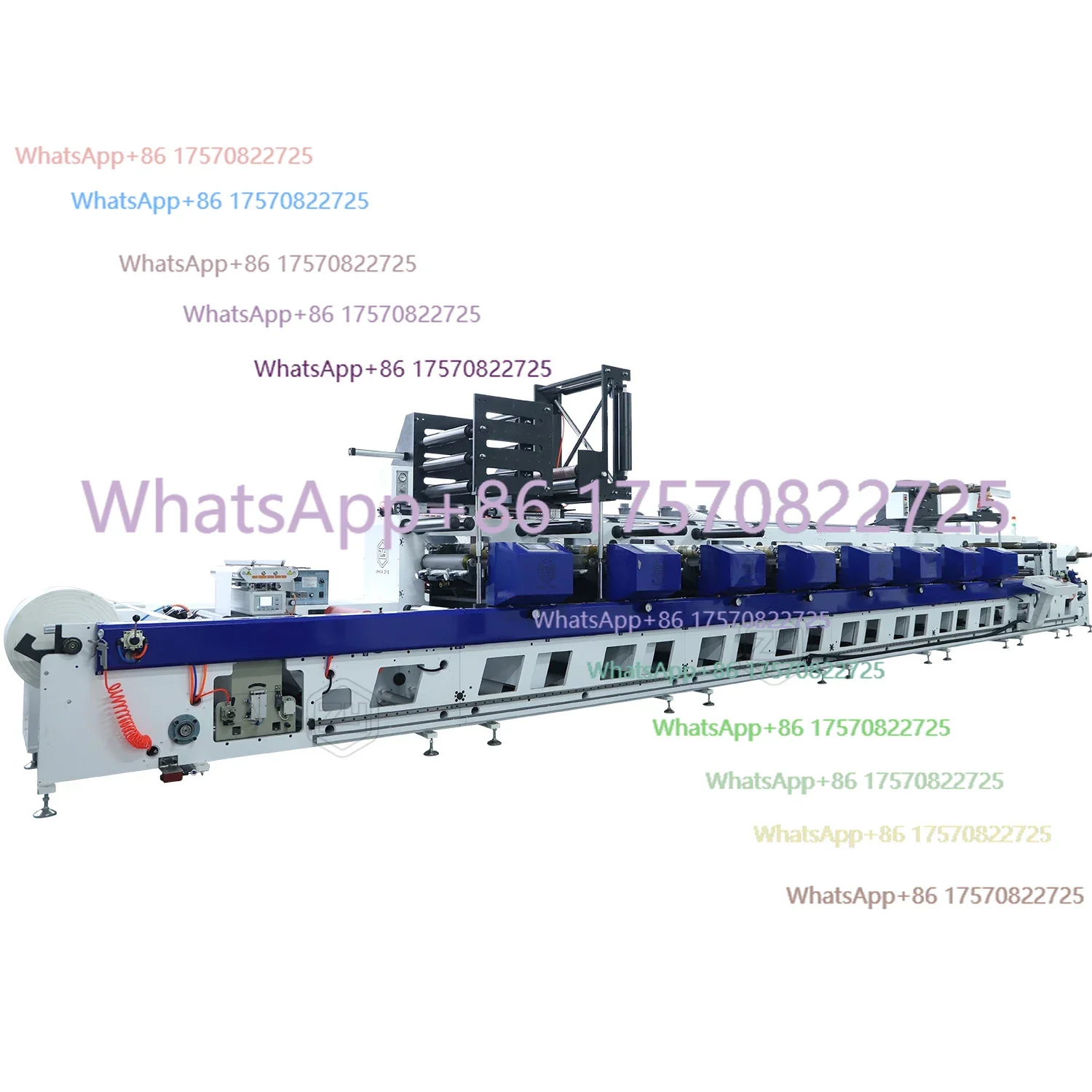 ZY-350P-2 Color UV Flexo Printing Machine Petal Unit Type Adhesive Label Flexographic Printing Machine