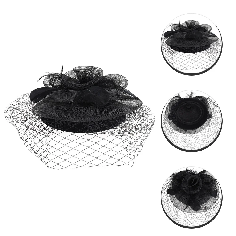 

Women Wedding Fascinator Headband Lightweight Durable Banquet Bride Headdress Removable Clip Bridal Hair Accessory Tea Party