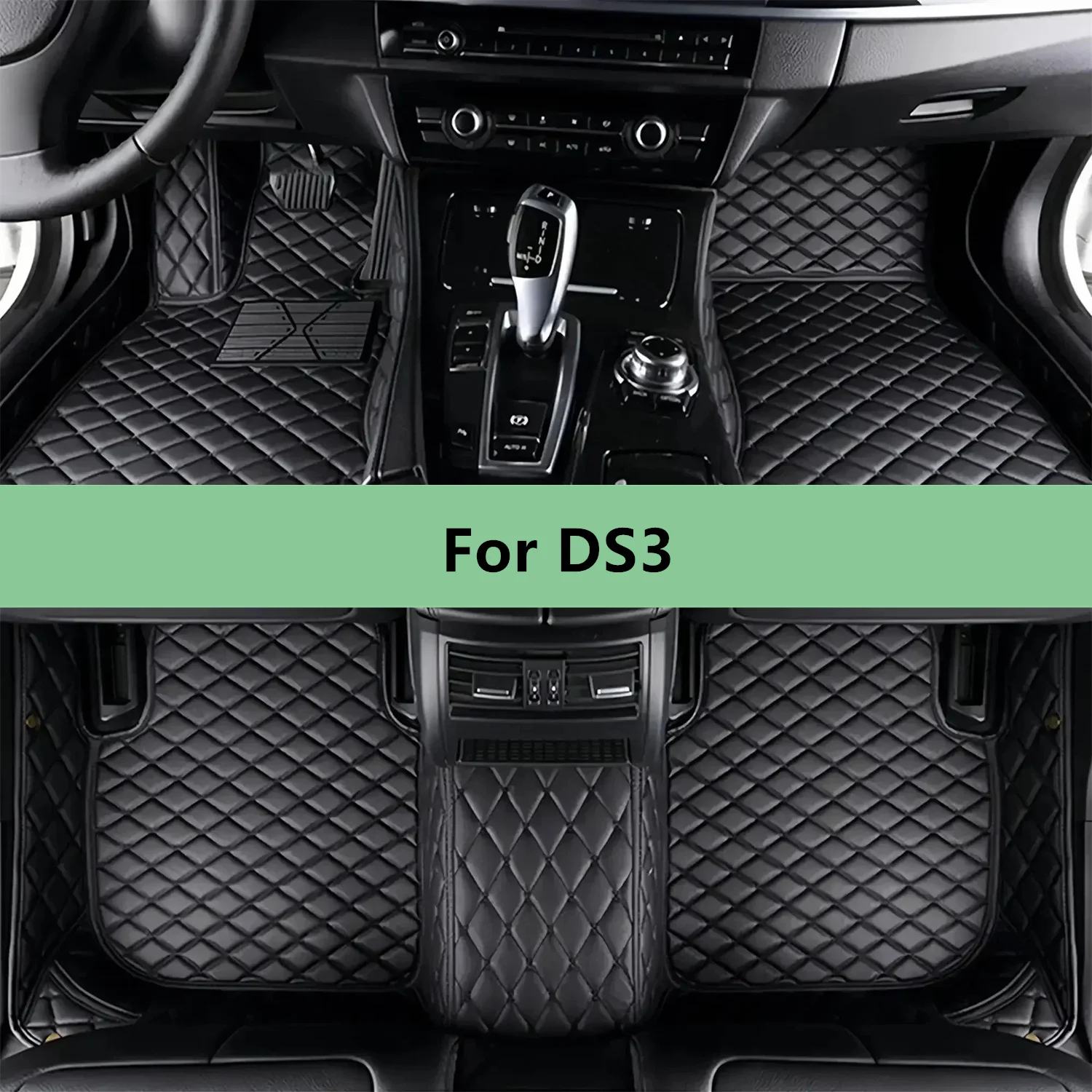 

Car Floor Mats For DS3 2010 2011 2012 2013 2014 2015 Floor Mats For Men Women Car Accessories Auto Carpets