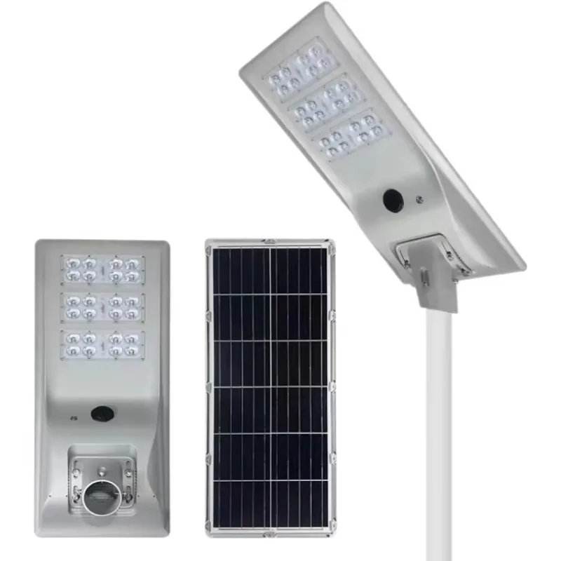 Integrated solar street light outdoor pole IP65 waterproof integrated aluminum