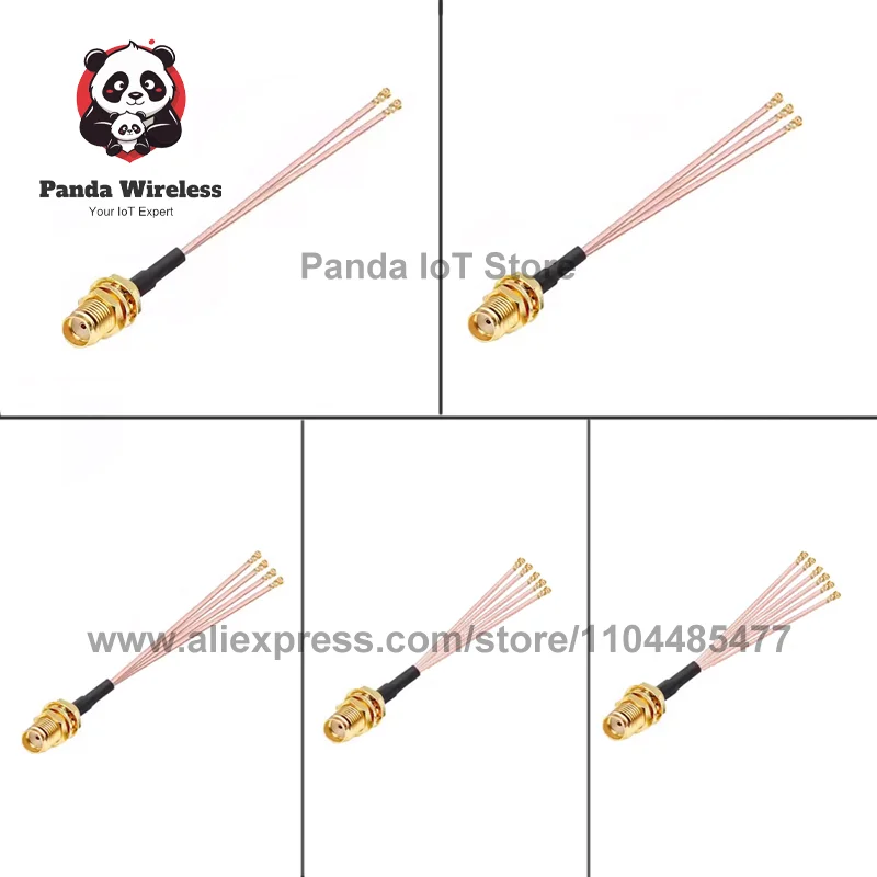 1PCS SMA Female to U.FL Multi Head Adapter Cable RG178 3G 4G WIFI Radio Antenna Solder Module Extension Pigtail 10cm/20cm/35cm