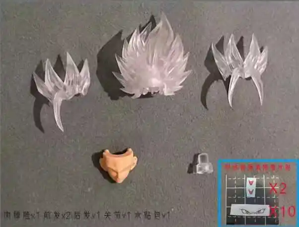 Dragon Ball Son Goku Accessories Head Carving Face S.H.Figuarts Shf Super Saiyan Accessory Part God Anime Action Figures Toys