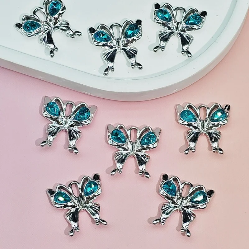 20PCS SET Light Luxury High-End Gold-Plated Butterfly Fashion Pendant DIY Handmade Accessories Earrings Bracelet Materials