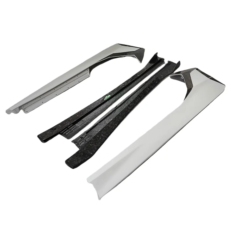 

Used for Lamborghini Aventador LP700 LP720 High-quality SVJ Style Semi Forged Carbon Fiber Side Skirt Body Kit
