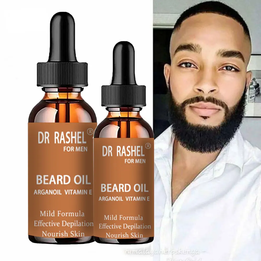 Aceite de barba 2022 para hombres, esencia potenciadora de crecimiento de barba, acondicionador sin aclarado, restaura la humedad Natural, productos de belleza