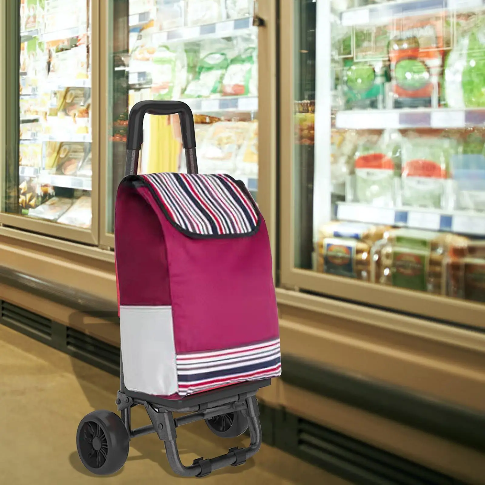 Shopping Cart Bag Large Hand Truck Bag Backup Trolley Bag for Utility Cart Grocery Cart Folded Hand Truck Grocery Shopping Cart