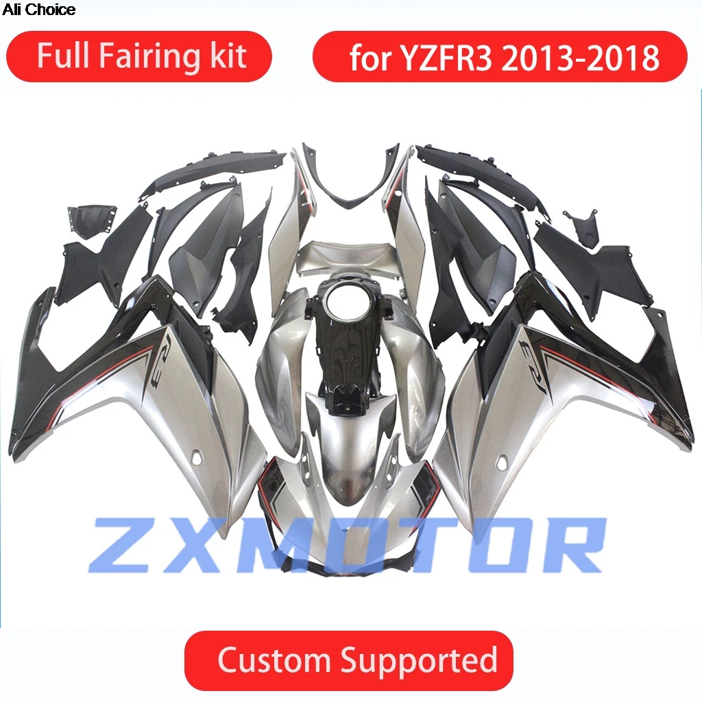 

ABS Fairing Kit for YAMAHA YZFR3 2013 2014 2015 2016 2017 2018 Free Custom Motorcycle Bodywork Set Fairings YZF R3 13-18