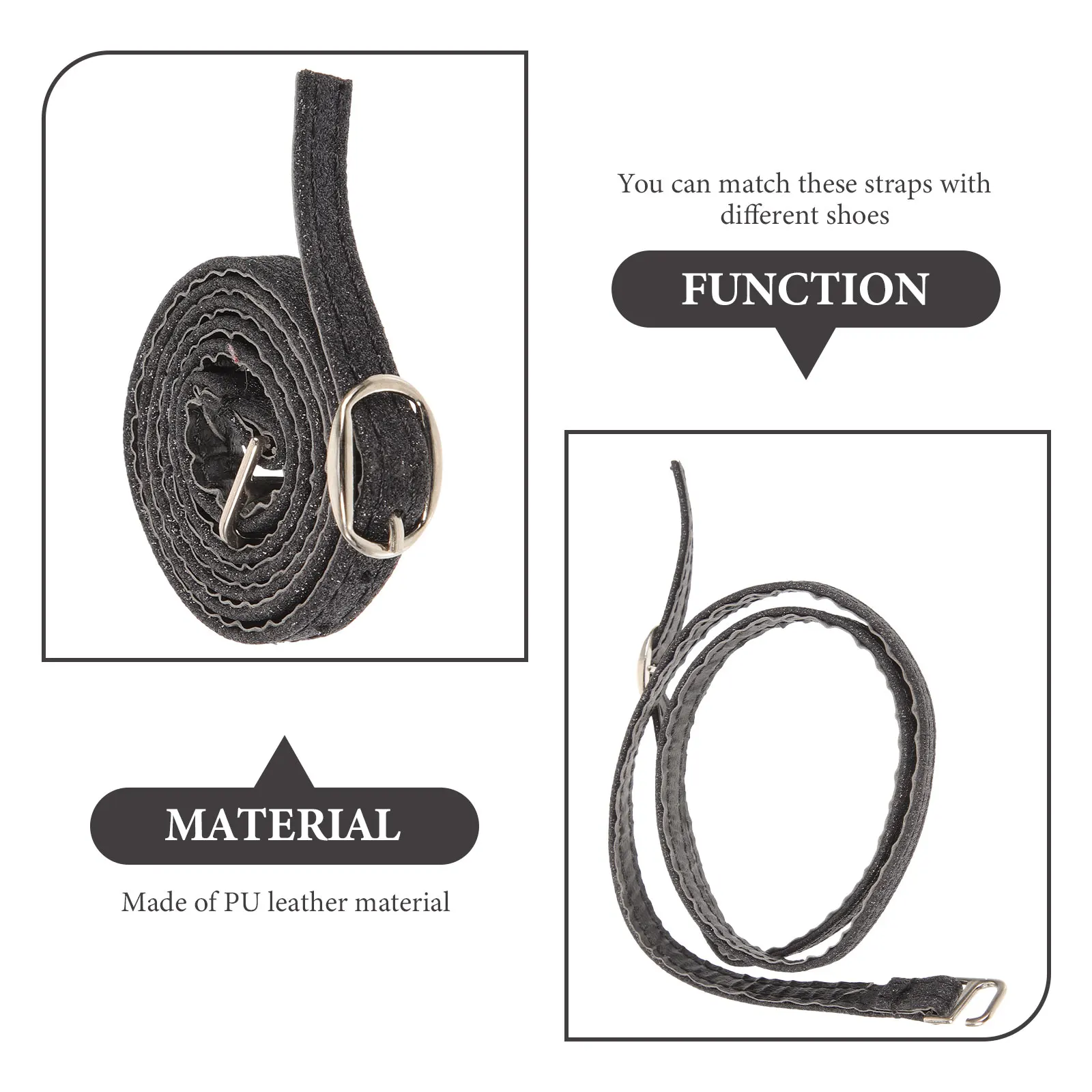 

High Heel Sandals Pumps for Women Ankle Straps Detachable Shoe Heeled Fastening Heels Elastic