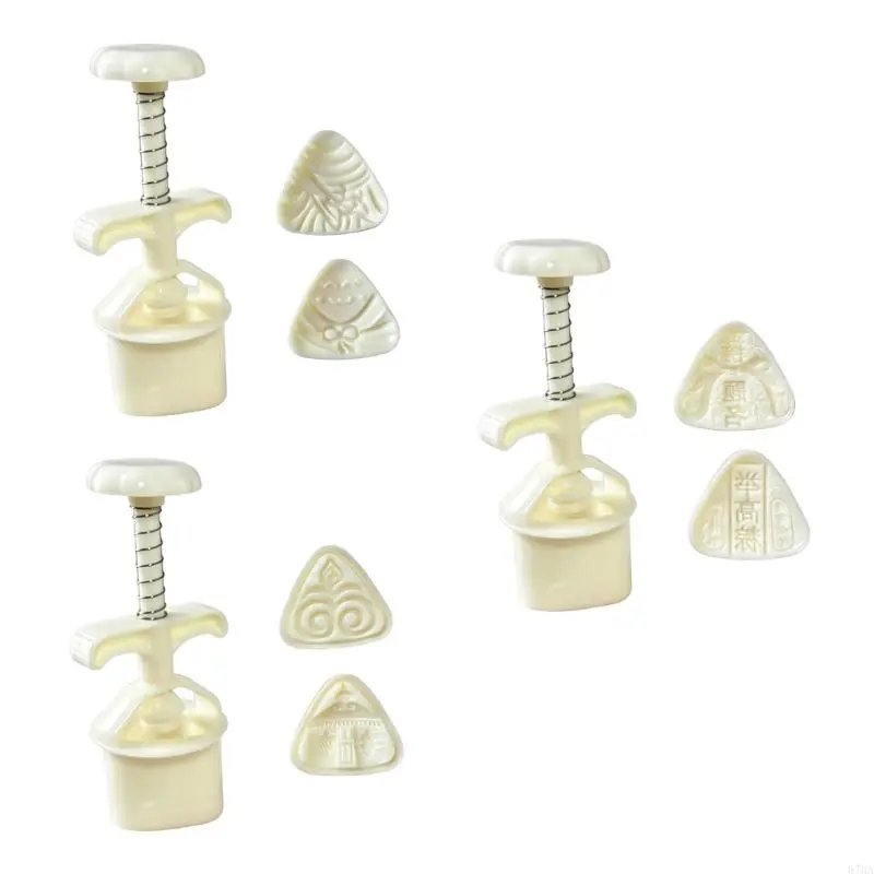 Multifunctional Pastries Molds Zongzi 3D Dessert Decorating Tool Baking Molds Perfect for Baking Aficionados 87HA