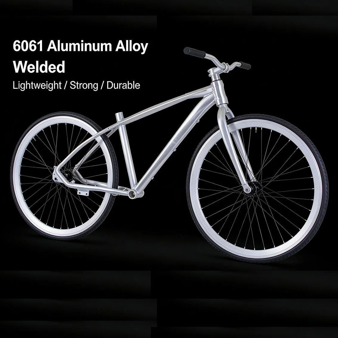 DIY Bicycle Frame 27.5 29 Inch Aluminum Alloy Oil Disc Brake Frameset Blank Rough Bicycle Parts Middle Riser Tube 17 inch