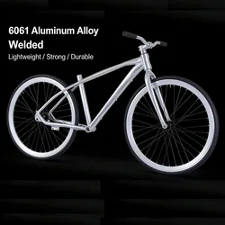DIY Bicycle Frame 27.5 29 Inch Aluminum Alloy Oil Disc Brake Frameset Blank Rough Bicycle Parts Middle Riser Tube 17 inch