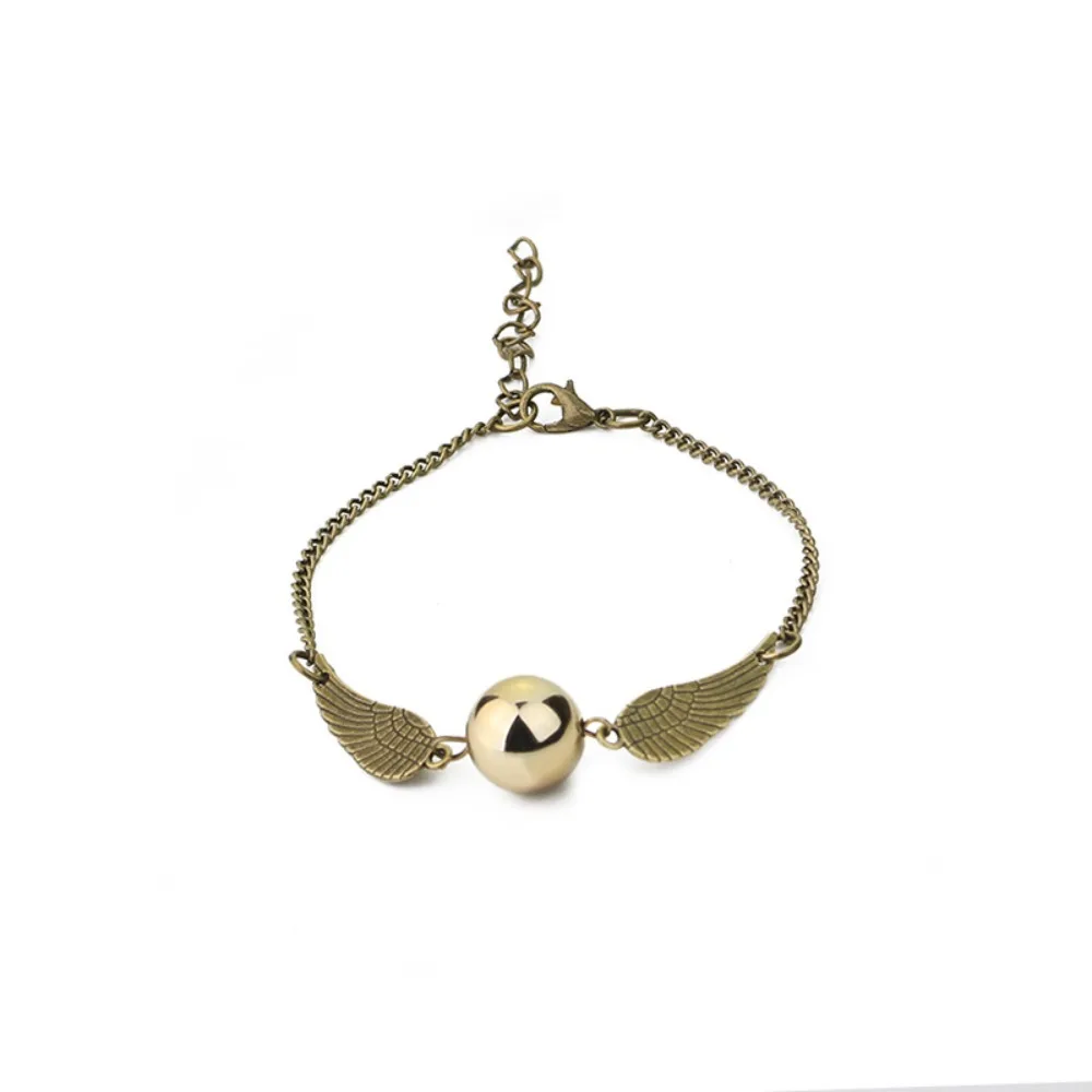 Harry Potter Themed Time Turner Hourglass Golden Snitch Wing Charms Magic Potion Bottle Cosplay Accessory Movie Collectible Gift view 5