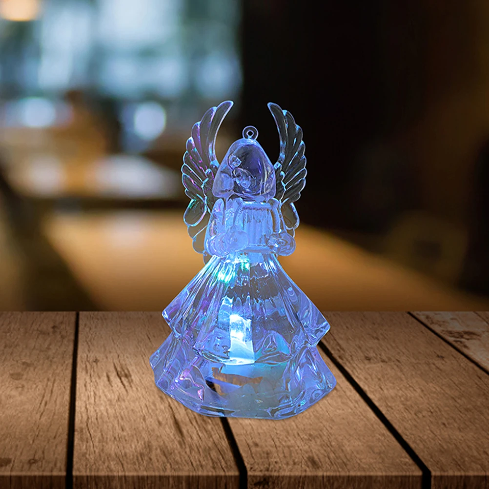 

4 Pcs Color Changing Light Compact Size Room Decor Statue Gift Warm Atmosphere Farmhouse Style Kids Lamp