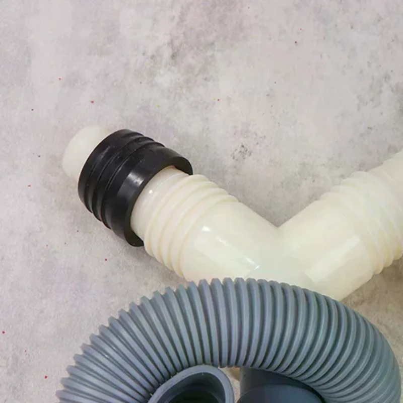 

New Drain Tee Adapter For Washer Dryer Drain System Drain Tee Adapter With Extended Drain Hose Home Tools