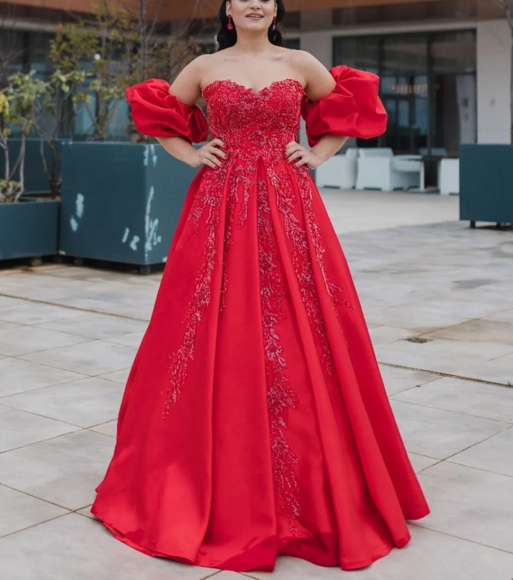 

Customized Charmeuse Sequined Pleat Strapless Bespoke Occasion Party Gown Classic Exquisite Evening Simple High Quality Sparkle