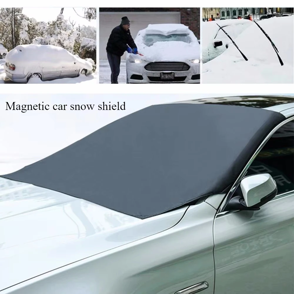 New Magnetic Car Windshield Snow Cover Winter Ice Frost Guard Sunshade Protector