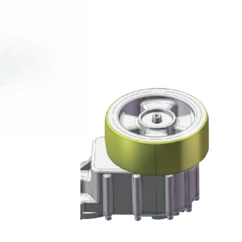 Waterproof Moisture-Proof HGV Trolley Servo Wheel Module Reducer for Port Container Transportation Planetary Gearing Red Color
