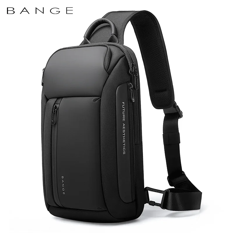 BANGE  Waterproof Men's sling Bag Shoulder bags Crossbody Sling Backpack for Men Chest bag men's bag waterproof men's chest bag