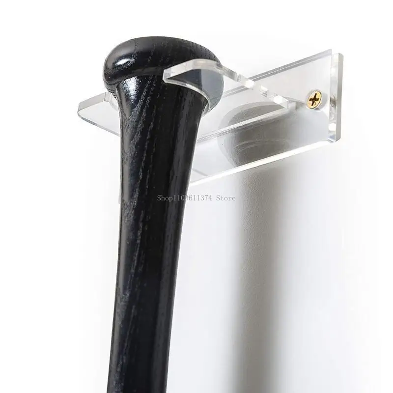 

Wall Mount Rack Softball Holder Easy Hanging Baseball Bat Display Stand Rack