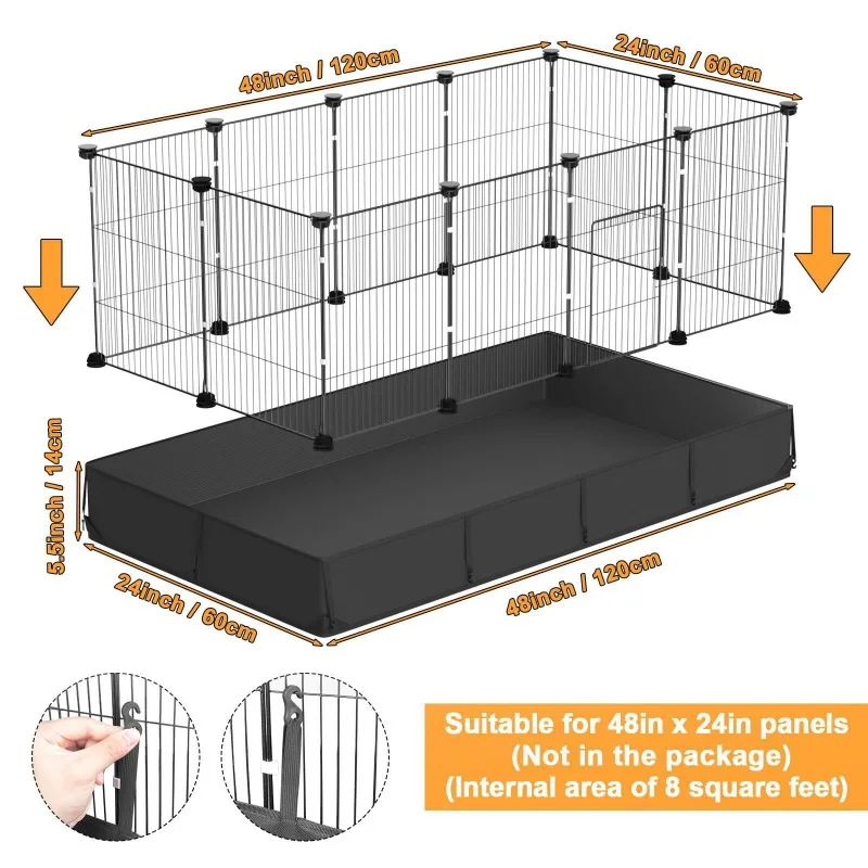 Indoor Cat Cage Fence Rit Hamster Cages Mat Large Spray Urine Cage Fence Small Animal Enclosure Escape Pet Supplies