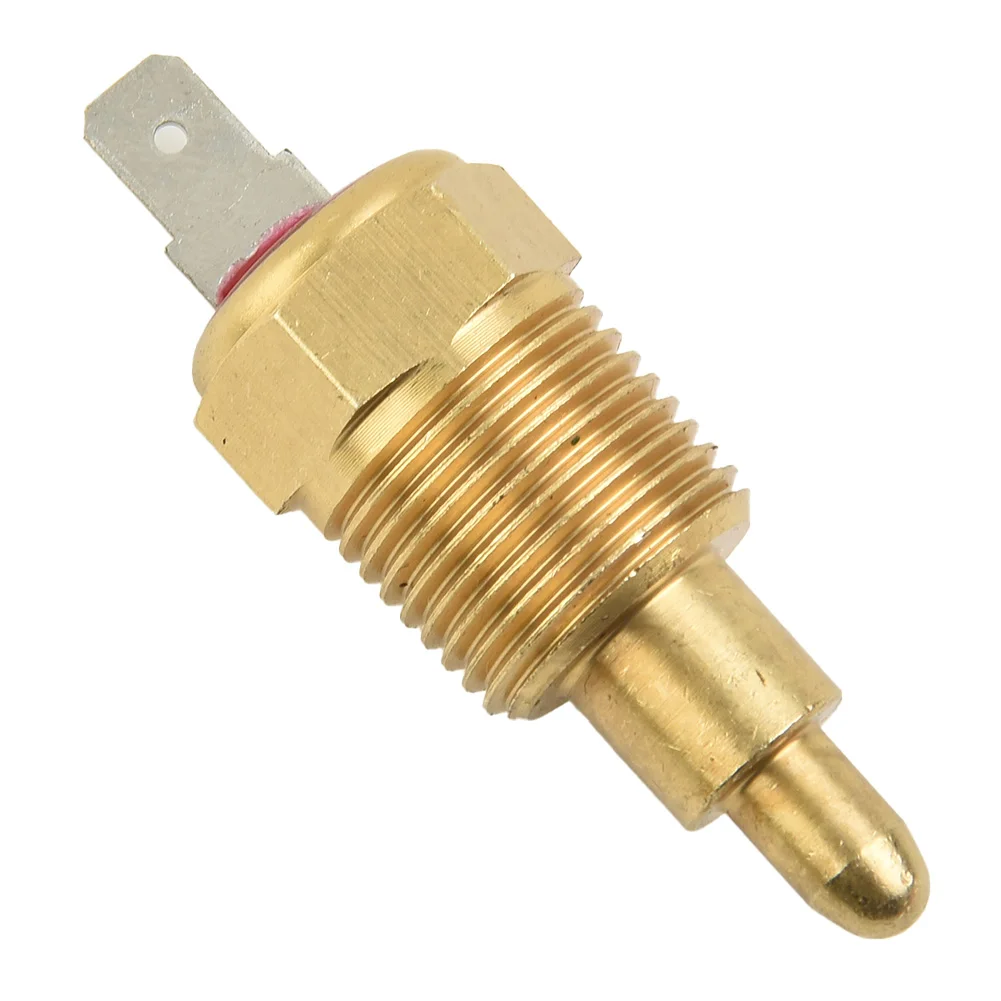 Car Accessories Sensor Switch Temperature Sensor 3.18cm 200 185 Metal Copper Tone Fan Temperature Sensor Switch