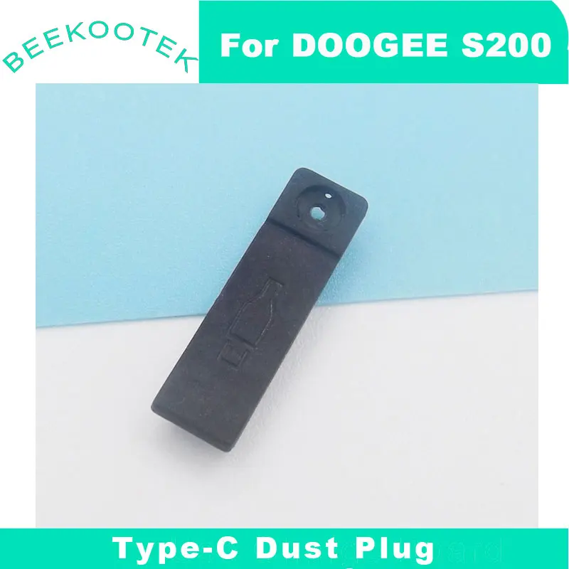 Original DOOGEE S200 S200 X Dust Plug USB Rubber Dust Plug Cell Phone TYPE-C Dust Plug Accessories For DOOGEE S200 Plus Phone