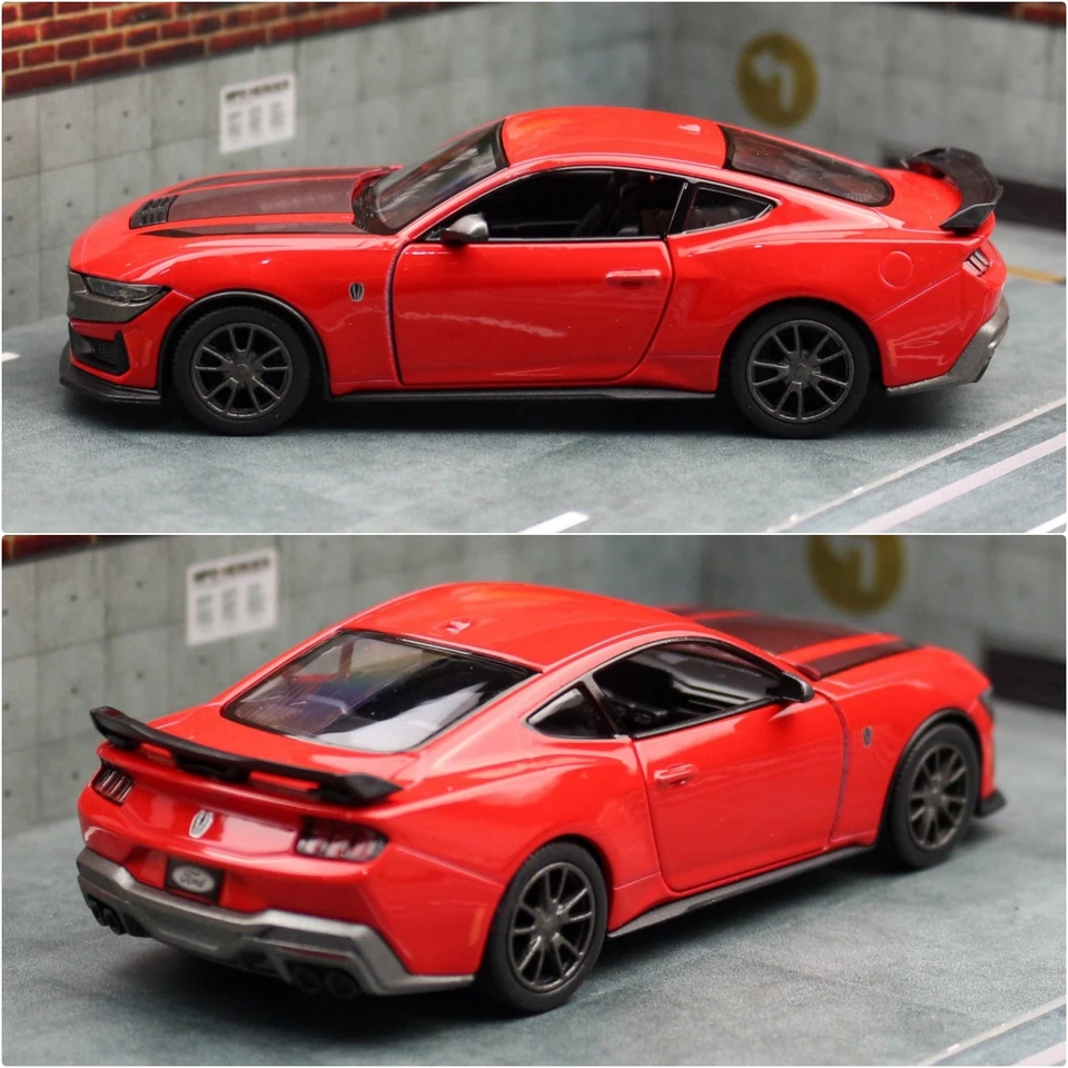 カスタム フォード マスタング ミニチュア セット KiNSMART おもちゃの車モデル 1/38 2024 フォードマスタングダーク