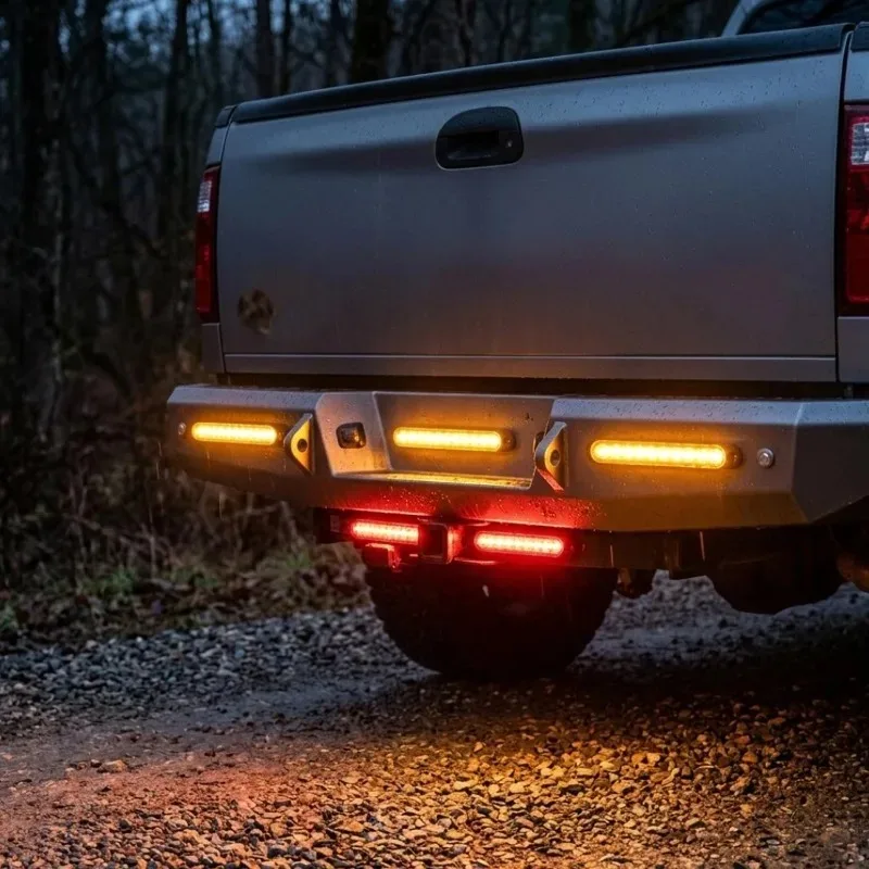 15LED Brake Lights Red/yellow/white Long Strip Bar Universal 12V Car Rear Parking Signal Lamp Truck High Mount Stop Warn Light