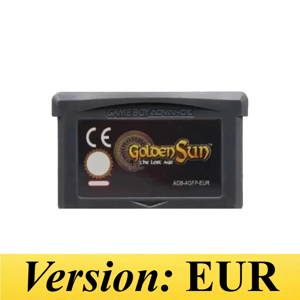 USA/EUR Golden Sun: The Lost Age GBA Game Cartridge 4 Stijlen Advance GBA SP DS Klassieke JRPG Retro Videogame Collectie Cadeau