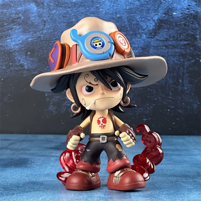 15cm One Piece Anime Figure Portgas D Ace PVC Model Collection Ornaments Room Decoration Periphery Display Pvc Model Gift Toys