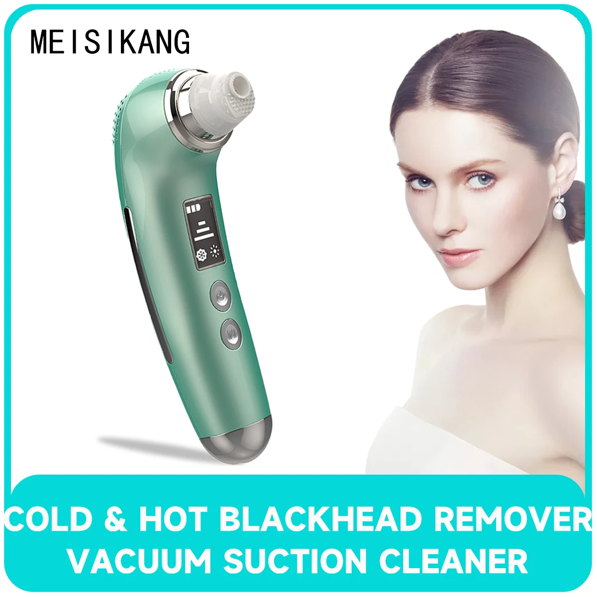 

Blackhead Remover Vacuum Suction Rechargeable Black Head Pore Cleaner Acne Skin Care Electric Face Nose Cleanser