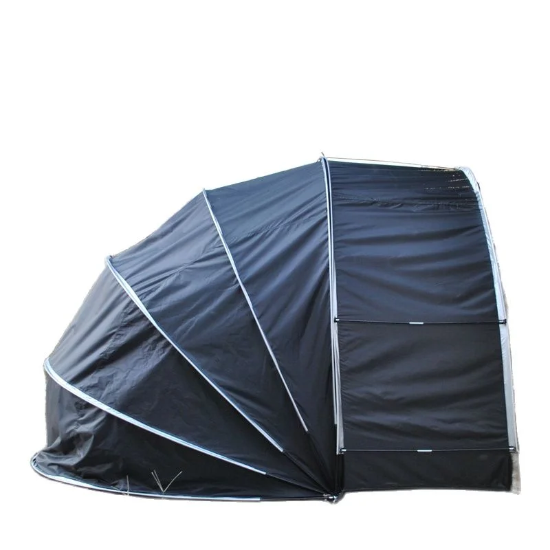 

Bicycle Motorcycle 1hall 1room Storage Snails Tunnel Tent Oudoor Camping Tourist Portable Durable Travel Sunshade Waterproof