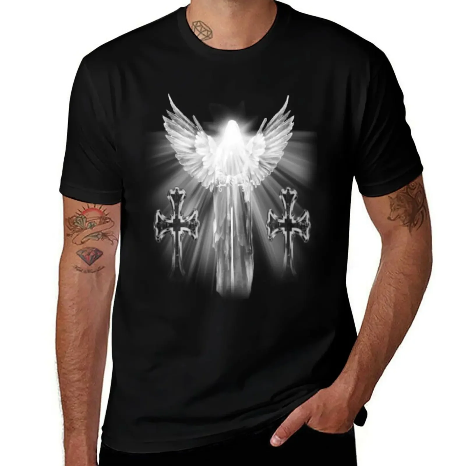 Dark Angel T-Shirt anime t shirts boys animal print designer shirts man clothes mens plain t shirts