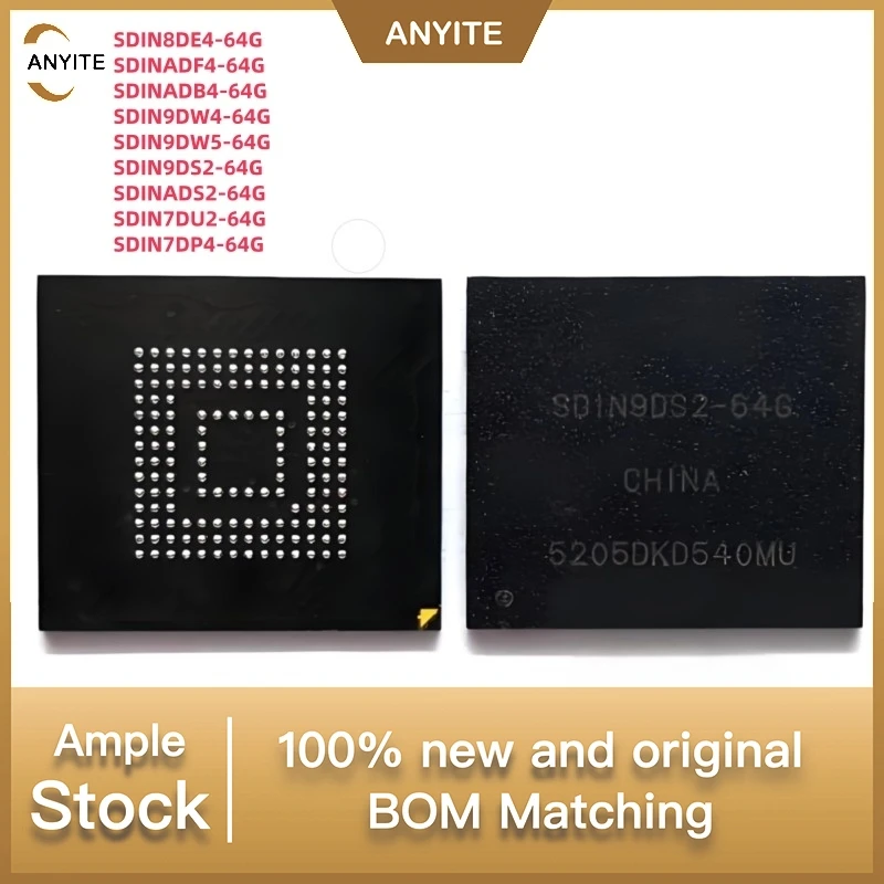 2Pcs/lot New SDIN8DE4-64G  SDINADF4-64G SDINADB4-64G SDIN9DW4-64G SDIN9DW5-64G SDIN9DS2-64G  SDINADS2-64G SDIN7DU2-64G SDIN7DP4