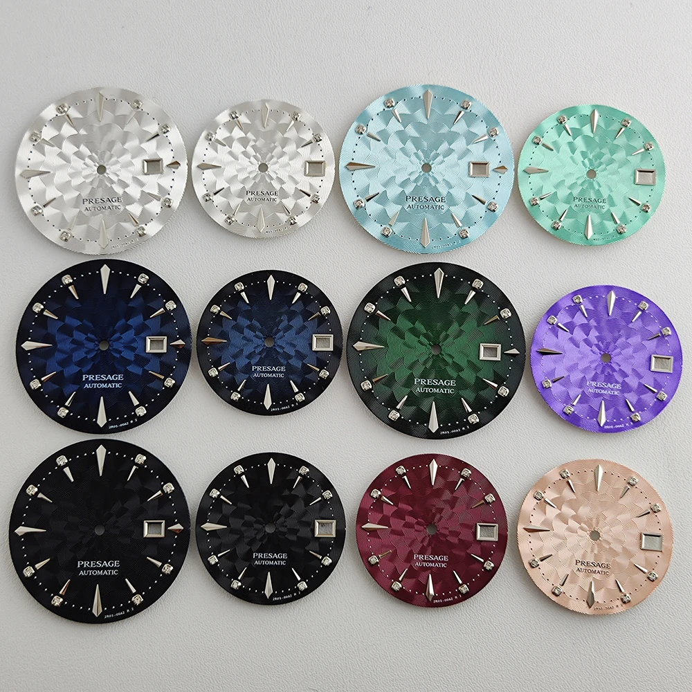 29mm/35mm NH35 dial PRESAGE S logo Dial With drill Cocktail dial for NH35 NH36 automatic movements WatchMods Customized Watch