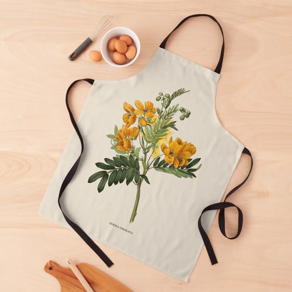 

Wildflower Antique Botanical Illustration Apron waterproof for women for women with pocket Apron