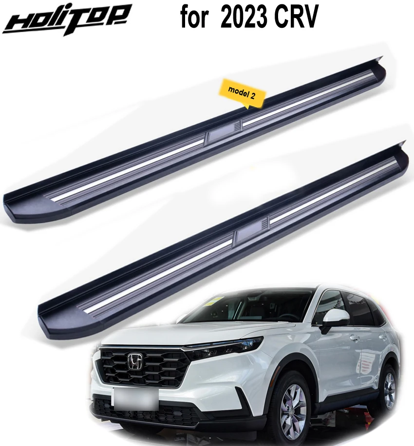 New arrival car running board side step foot pedal for Honda CR-V CRV 2023 2024.original model,Thicken design,can load 300kg.