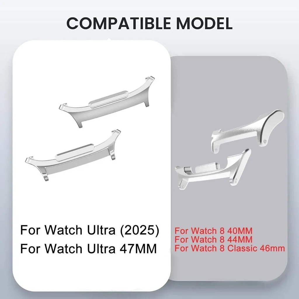 Cinturino in silicone per Samsung Galaxy Watch 8 40mm 44mm/8 Classic 46mm cinturino sportivo per Galaxy Watch 7 47mm Ultra 2025 Correa