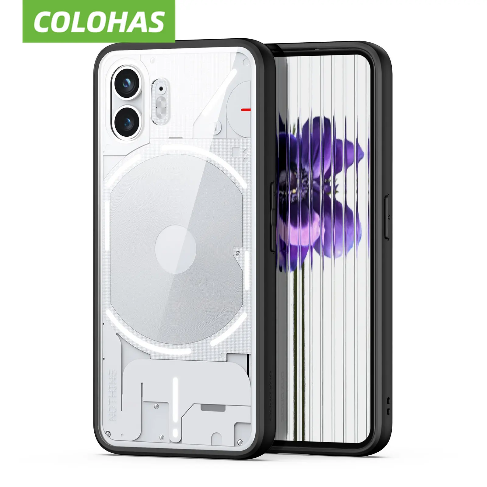 Case For Nothing Phone 2 Hybrid TPU+PC Soft Back Protective Case Clear Shockproof Slim Simply Bussiness Cover For Nothing Phone2