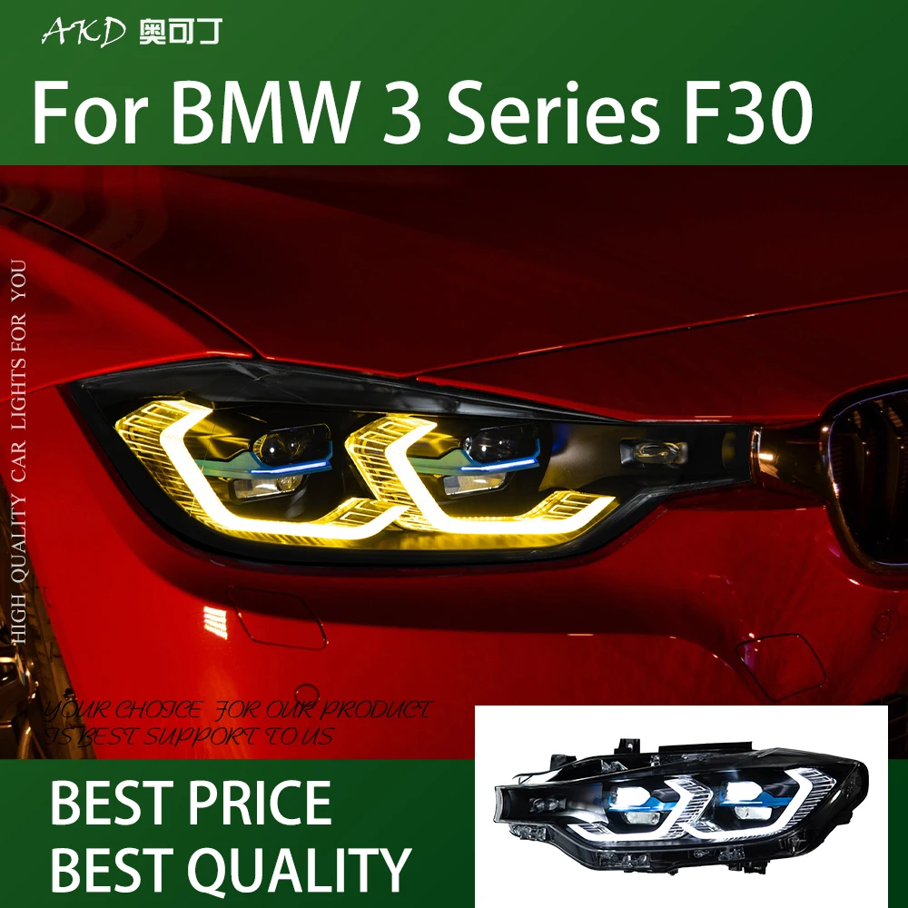 

Автомобиль для BMW F30 2013-2018 F35 Фара 12V H7 Светодиодные линзы Противотуманные фары DRL Hella Tuning Light Автомобильные аксессуары 320i 325i Фары