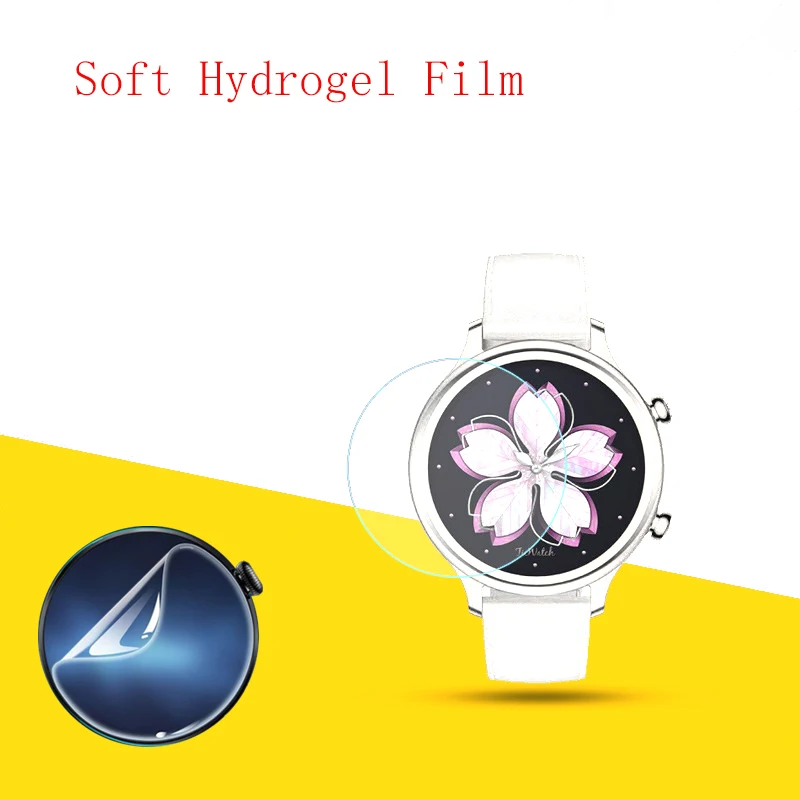 Soft Hydrogel Film Clear HD Transparent Protector Protective Guard Smart watch for TicWatch C2 D34MM 10PCS